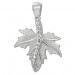 Silberdream SilberDream Schmuck Set Kette und Anhänger Ahornblatt Zirkonia 925er SDS4926W Osterangebot