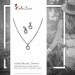 Silberdream SilberDream Schmuck Set Kette und Ohrringe Circle Zirkonia 925er Silber GSS408W Valentinstagsangebot