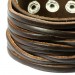 Silberdream SilberDream Lederarmband braun Herren Leder Armband LA2249B Wochenangebot