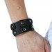 Silberdream SilberDream Lederarmband schwarz Unisex Leder Armband LAC148S Sonderangebot der Fabrik