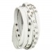 Silberdream SilberDream Lederarmband weiß Damen Leder Armband LA2250W Vierteljährliche Förderung