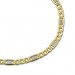 Silberdream GoldDream Armband Panzer Plättchen bicolor 333 Gold Damen 19cm GDA0129T Online Shopping