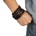 Silberdream SilberDream Lederarmband brown Damen Leder Armband LA2250B Begrenzte Freigabe
