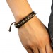 Silberdream SilberDream Lederarmband schwarz Surfarmband Leder Armband LA1237S Letzter Tag