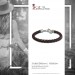 Silberdream SilberDream Lederarmband geflochten braun Edelstahl Armband LAP008B Nur für heute