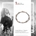 Silberdream SilberDream Bicolor Armband Rose und Schwarz 19-21cm 925 Silber Damen SDA2459F Kostenloser Versand international