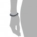 Silberdream SilberDream Shamballa Armband Glas schwarz 18 geschliffene Kugeln SDA912 Rabatte dieses Monats