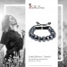 Silberdream SilberDream Shamballa Armband Glas schwarz 18 geschliffene Kugeln SDA912 Rabatte dieses Monats