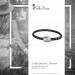Silberdream SilberDream Leder Armband 19cm grau mit Edelstahl Verschluss LS1471 Online