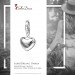 Silberdream SilberDream 925 Silber Charm Herz glanz Armband Anhänger FC3144 Günstig kaufen