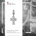 Silberdream SilberDream 925 Charm Kreuz weiß Armband Anhänger FC205W Cyber Monday