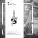 Silberdream SilberDream Glitzer Charm Drache schwarz Zirkonia 925 Silber GSC524S Große Rabatte
