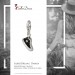 Silberdream SilberDream Glitzer Charm Sneaker schwarz Zirkonia Kristalle GSC515S Riesige Ersparnisse