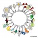 Silberdream SilberDream 925 Charm Blume weiß Armband Ketten Anhänger FC4119 Super Sparpreis