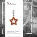 Silberdream SilberDream Glitzer Charm Stern offen orange Zirkonia Kristalle GSC556O Letzte 2 Tage