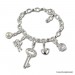 Silberdream SilberDream 925 Charm Schlüssel weiß Armband Anhänger FC241W Sonderangebot der Fabrik