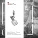 Silberdream SilberDream Charm Parfüm-Flacon Zirkonia 925er Armband Anhänger FC686 Super Rabatt