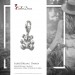 Silberdream SilberDream 925 Charm Teddy Armband Anhänger FC1006 50% Rabatt mit kostenlosem Versand