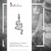 Silberdream SilberDream Glitzer Charm Frosch weiß Zirkonia Kristalle 925er GSC521W Clearance-Verkauf