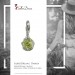 Silberdream SilberDream Charm Zirkonia Kugel grün Armband Anhänger FC200G Günstiger Verkauf