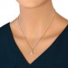 Silberdream SilberDream Halskette Süßwasser Perle weiß Zirkonias 925 Silber Damen SDK1508W Cyber Monday