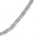 Silberdream SilberDream Collier Kette Blütenblatt 925 Silber 45cm Halskette Damen SDK428 Lagerräumung