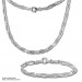 Silberdream SilberDream Collier Kette Blütenblatt 925 Silber 45cm Halskette Damen SDK428 Lagerräumung