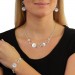 Silberdream SilberDream Collier Kette mit matten Elementen 925 Silber 45cm SDK400 Große Rabatte