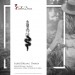 Silberdream SilberDream Glitzer Charm Schlange schwarz Zirkonia Kristalle GSC585S Zeitbegrenzte Promotion