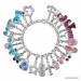 Silberdream SilberDream Glitzer Charm Kleid lila Zirkonia Kristalle GSC520V Nur noch ein Tag übrig