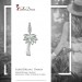Silberdream SilberDream 925 Silber Charm Palme Armband Anhänger FC3101 zollfrei