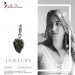 Silberdream SilberDream Charm Blatt braun/grau 925 Silber Armband Anhänger FC820N Auslauf