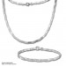 Silberdream SilberDream Collier Kette Design 925 Silber 45cm Halskette Damen SDK427 Fabrikverkauf
