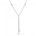 Silberdream SilberDream Collier Kette Zirkonia weiß 925er Silber Damen 45cm SDK27845J