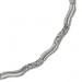 Silberdream SilberDream Collier Wave 925 Silber gehämmert matt 45cm Kette SDK4792O Top Angebot