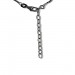 Silberdream SilberDream Kette Kugelspirale 42cm - 47cm schwarz 925er Silber Damen SDK29342S Super Sparpreis