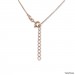 Silberdream SilberDream Halskette mit Anhänger Feder rose 44cm - 47cm 925er Silber SDK50544E Bis zu 65% Rabatt
