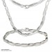 Silberdream SilberDream Collier oval matt Kette 925 Silber 45cm Halskette SDK403 Begrenzt auf 3 Tage