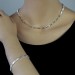 Silberdream SilberDream Collier Fantasie Zirkonia weiß 925er Silber 45,5cm Halskette SDK464W Speichern exportieren