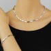 Silberdream SilberDream Collier Kette Fantasie 925 Silber 45cm Halskette Damen SDK468J 50% Rabatt für begrenzte Zeit