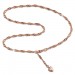 Silberdream SilberDream Fußkette Herz Zirkonia 25,5cm Rose vergoldet und 925 Silber SDF0295E
