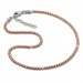 Silberdream SilberDream Fußkette Kugeln 27cm diamantiert rose 925 Sterling Silber SDF2164E