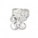 Silberdream SilberDream Ohrringe Blume weiß 925 Silber Ohrstecker SDO508W Valentinstagsangebot