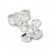 Silberdream SilberDream Ohrringe Blume weiß 925 Silber Ohrstecker SDO508W Valentinstagsangebot