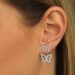 Silberdream SilberDream Ohrstecker Dangle Ear Cuff Schmetterling 925 Silber Ohrringe GSO448W Top Angebot