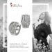 Silberdream SilberDream Creole Geflecht Zirkonia weiß 925 Sterling Silber Damen SDO4412W Wochenangebot