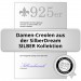 Silberdream SilberDream Creole Triple Zirkonia weiß 925 Sterling Silber Damen SDO4367W Kostenlose Rückgabe