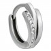 Silberdream SilberDream Creole Lines Zirkonia weiß matt 925 Sterling Silber Damen SDO4409W Begrenzte Freigabe