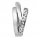 Silberdream SilberDream Creole Lines Zirkonia weiß matt 925 Sterling Silber Damen SDO4409W Begrenzte Freigabe