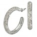Silberdream SilberDream Glitzer Creole Glamour weiß Zirkonias GSO212W Letzte 3 Tage